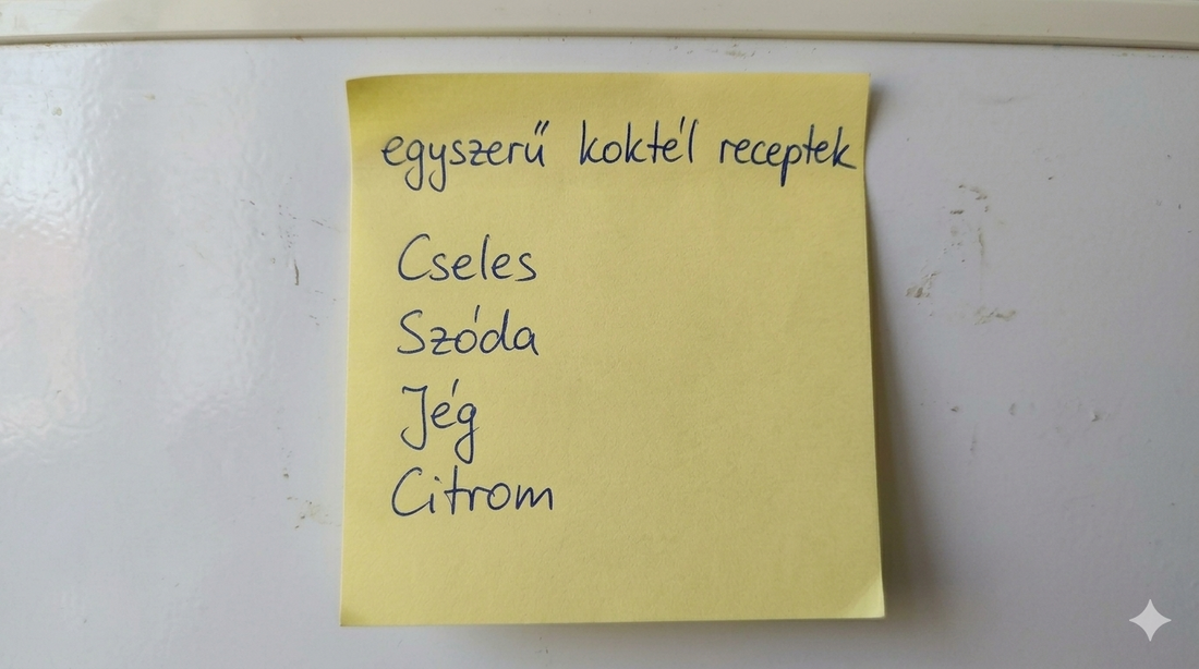 Egyszerű koktél recept: 4 ital 3 hozzávalóból